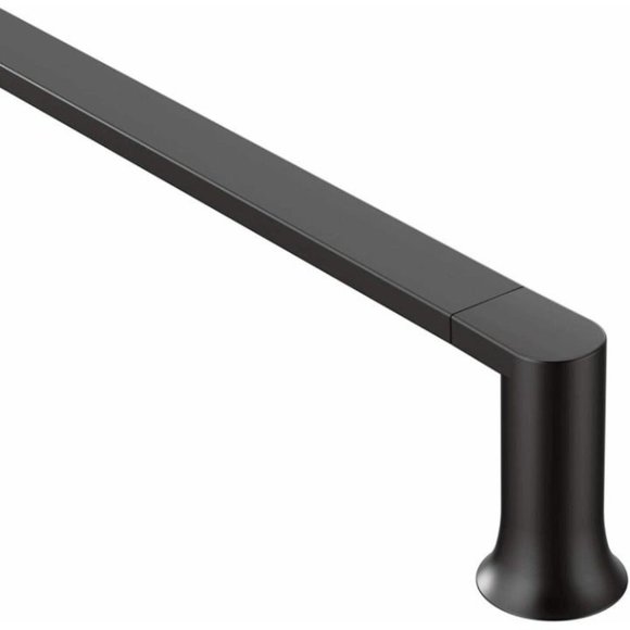 Moen Genta Modern 18" Towel Bar-Matte Bk - Picture 1 of 4